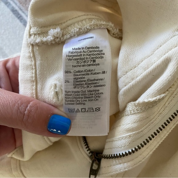 Madewell White Cream The Perfect Vintage Wide Leg Jeans 29 - Picture 16 of 16